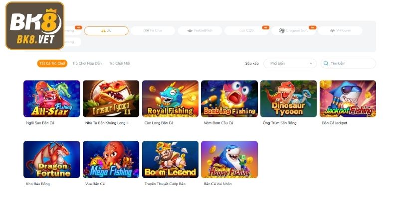 JILI – Kho trò phong phú, lối chơi cuốn hút