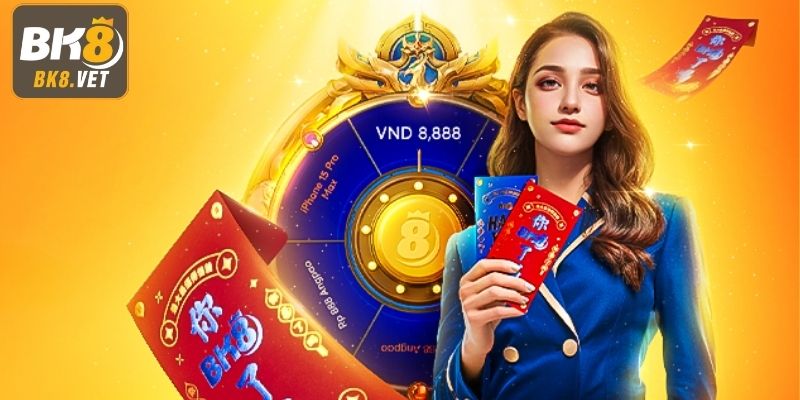 Vòng quay may mắn: Đăng nhập BK8 nhận giải thưởng đặc biệt